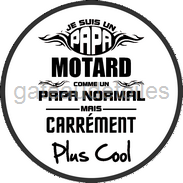 Disque azyme papa motard