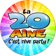 Disque azyme anniversaire 20 ans