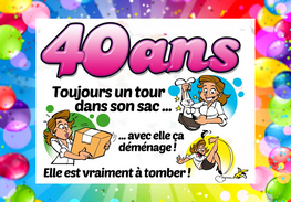 Disque azyme anniversaire 40 ans