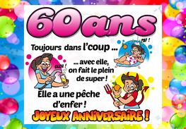 Disque azyme anniversaire 60 ans