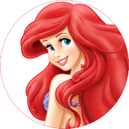 Disque azyme Princesses Disney Ariel la petite sirene