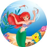 Disque azyme Princesses Disney Ariel la petite sirene