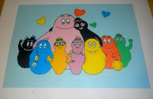 Disque d azyme Barbapapa rect