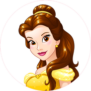 Disque azyme Princesses Disney Belle