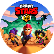 decoration de gateau disque azyme brawl stars