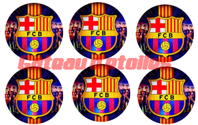 Cupcake azyme FC Barca