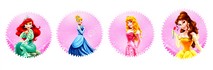 Disque azyme Princesses Disney (par 4)