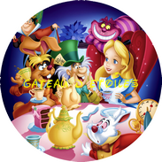 Disque azyme Alice au pays des merveilles Disney