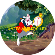 Disque azyme Alice au pays des merveilles Disney