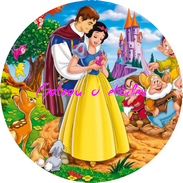 Disque azyme Princesses Disney Blanche neige