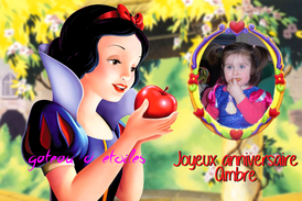 Disque azyme Princesses Disney Blanche neige