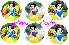 Disque azyme Princesses Disney Blanche neige