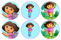 Disque azyme Cupcakes Dora