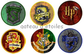 disque azyme cupcakes Harry Potter