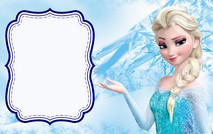 Plaque azyme La Reine des neiges