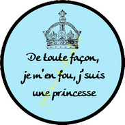 Disque azyme Je suis une princesse