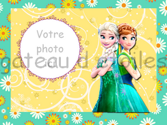 Plaque azyme La Reine des neiges