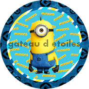 Disque azyme  Moi Moche et Méchant Minions