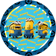 Disque azyme  Moi Moche et Méchant Minions