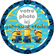 Disque azyme  Moi Moche et Méchant Minions