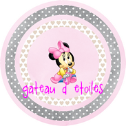 Disque azyme Mickey et Minnie