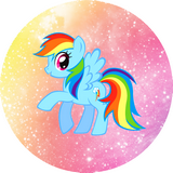 Disque azyme My little Rainbow dash