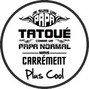 Disque azyme papa tatoué