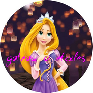 Disque azyme Princesses Disney Raiponce