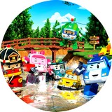 Disque azyme Robocar Poli