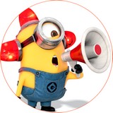 Disque azyme  Moi Moche et Méchant Minions