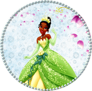 Disque azyme Princesses Disney Tiana
