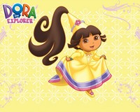 Plaque azyme Dora princesse