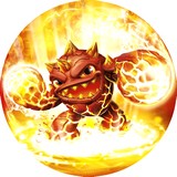 Disque d azyme Skylanders Eruptor