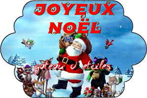 Etiquette azyme Joyeux Noël