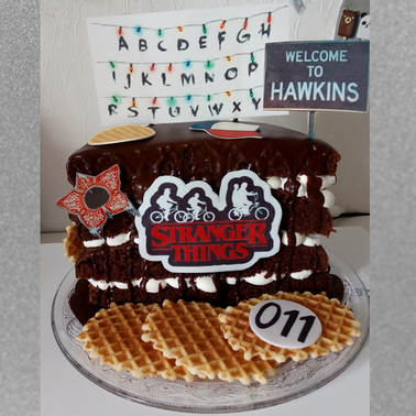gateau cake stranger things
