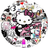 Disque azyme Hello Kitty rock