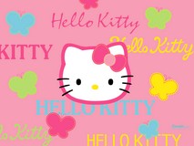 Disque azyme Hello kitty papillons a4