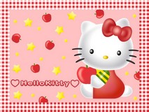 Disque azyme Hello Kitty pommea4