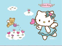 Disque d azyme Hello Kitty rect