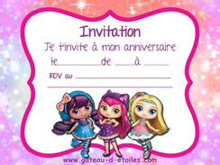 Invitations à imprimer Les minis sorcières