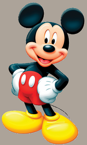 Mickey découpé