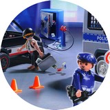 Disque azyme police playmobil