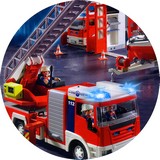 Disque azyme camion de pompier playmobil