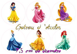 Disque azyme Princesse Disney