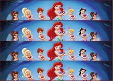 Rubans azyme Princesses Disney Ariel la petite sirene