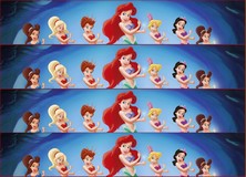 Rubans azyme Princesses Disney Ariel la petite sirene