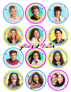 Disque azyme cupcakes Soy Luna (12)