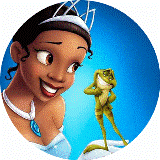 Disque azyme Princesses Disney Tiana