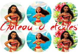 Vaiana cupcakes