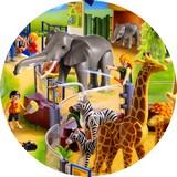 Disque azyme zoo playmobil